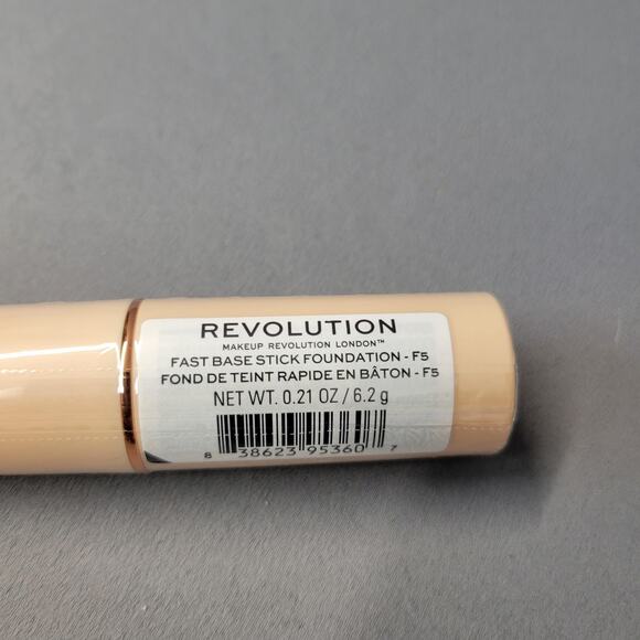 Revolution Fast Base Stick Foundation F5 0.21 oz 6.2g Makeup Revolution London - Picture 5 of 7